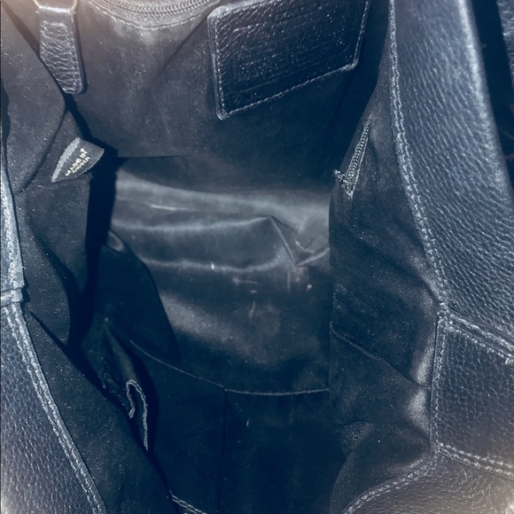 Black leather coach handbag - Picture 6 of 8